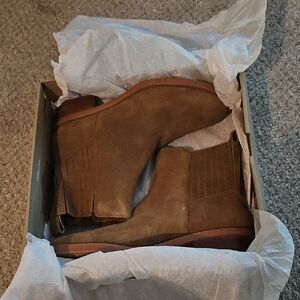 Dolce Vita FARLIN Bootie BROWN Suede Sz 10